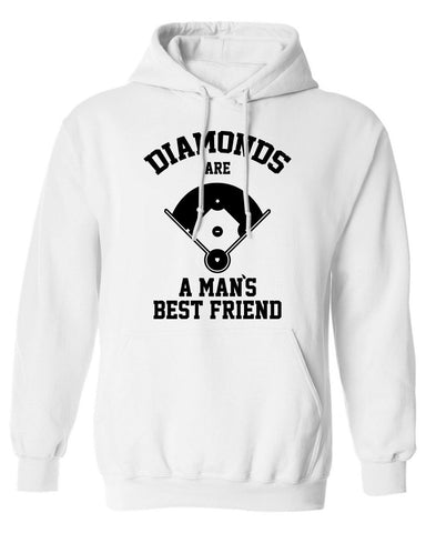 Diamonds Are A Mans Best Friend baseball softball Hoodie ML-542