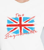 I'm a Bayntonette British Union Jack UK T-shirt tee Shirt Rocket TV show Movie inspired Mens Ladies Womens Youth Kids MLG-1112