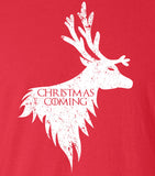 Christmas is Coming Reindeer Game Santa Christmas Jingle Bells swag T-shirt tee Shirt TV show inspired Hot Funny Mens Ladies cool MLG-1114
